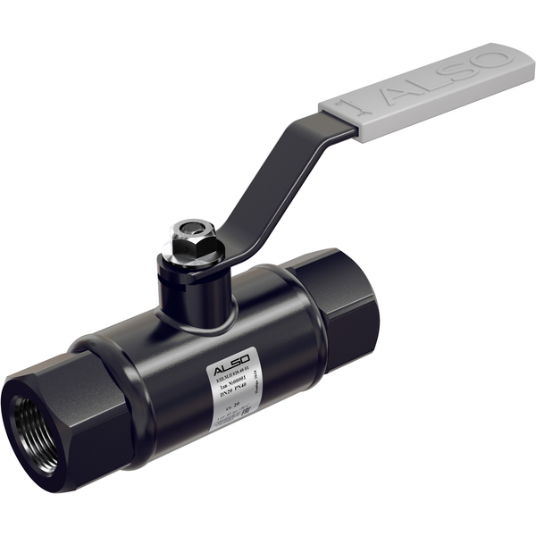 Кран шаровой сталь полнопроходной КШ.М.П.015.40-01 Ду 15 Ру40 ВР рукоятка ALSO